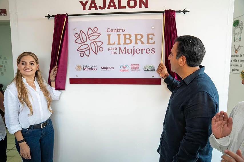Se inaugura el Centro LIBRE para las Mujeres en el municipio de  Yajalón. 