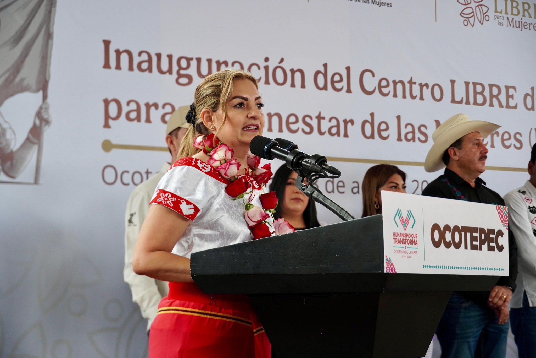 En el municipio de Ocotepec, se inaugura el Centro LIBRE para las Mujeres.