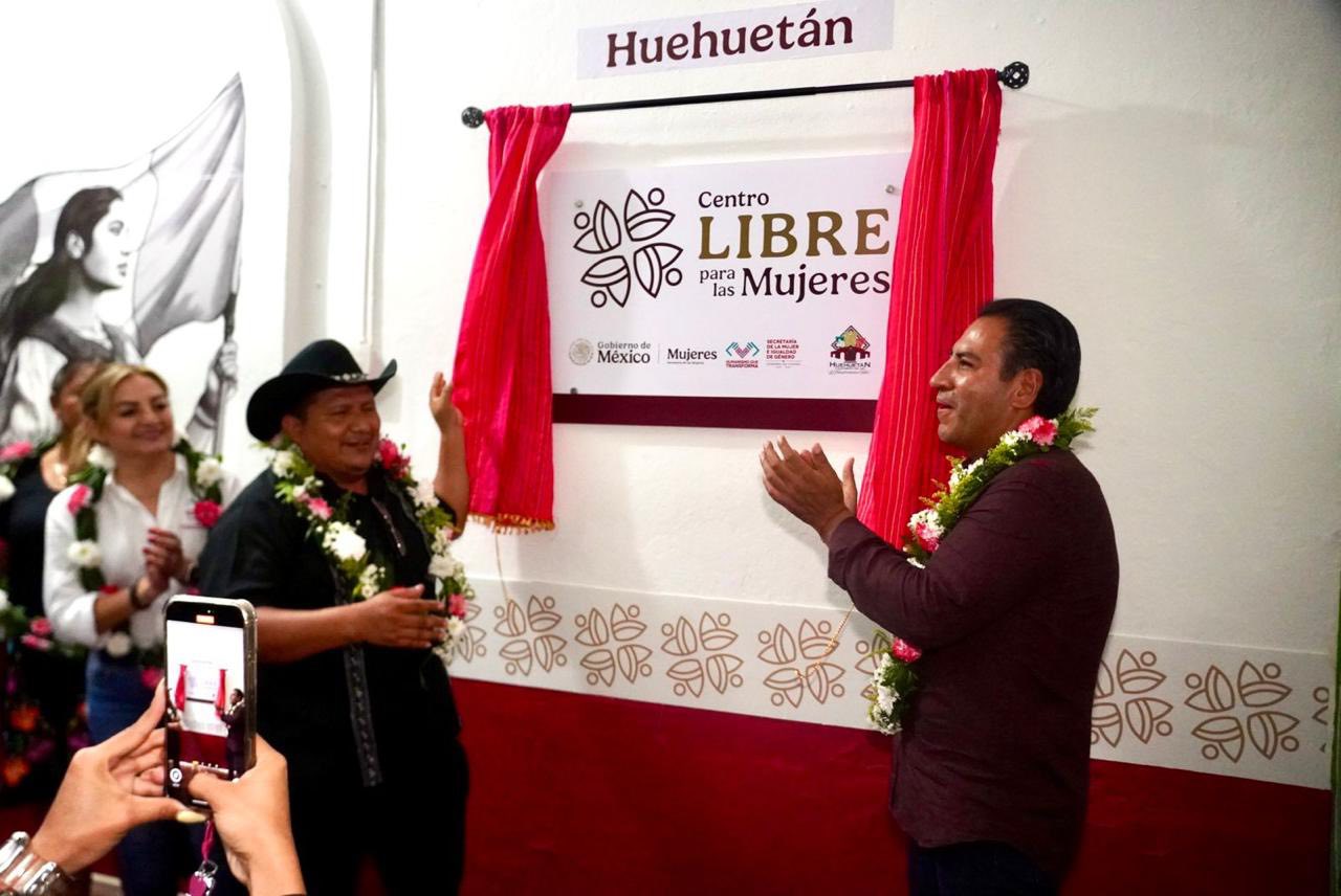 En el municipio de Huehuetán, se inaugura el Centro LIBRE para las mujeres.