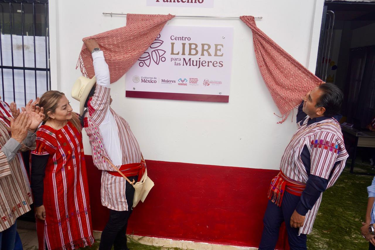 Se inaugura el Centro LIBRE para las Mujeres en el municipio de Pantelhó