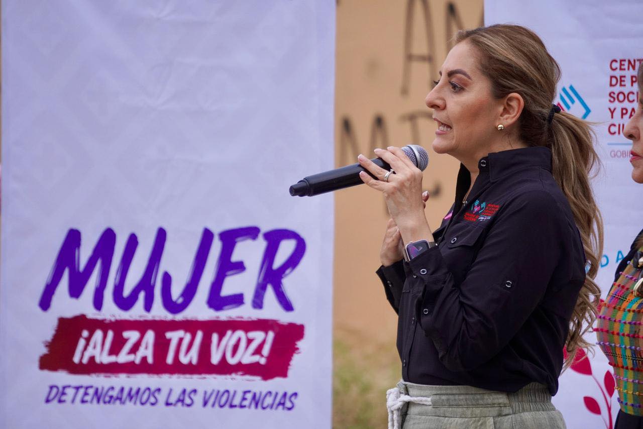 En el marco de la campaña “Mujer, ¡alza tu voz! Detengamos las violencias”, se visitó la Colonia La Misión, en Tuxtla Gutiérrez.