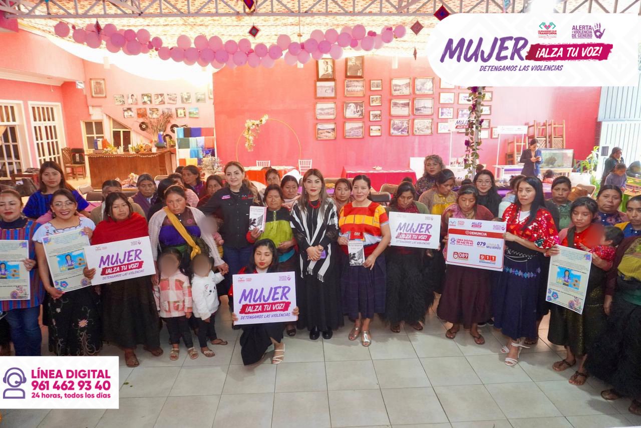  Titular de SEMUIGEN se reune con mujeres de la Coordinadora Estatal de Mujeres Indígenas de Chiapas del mnicipio de San Juan Chamula 