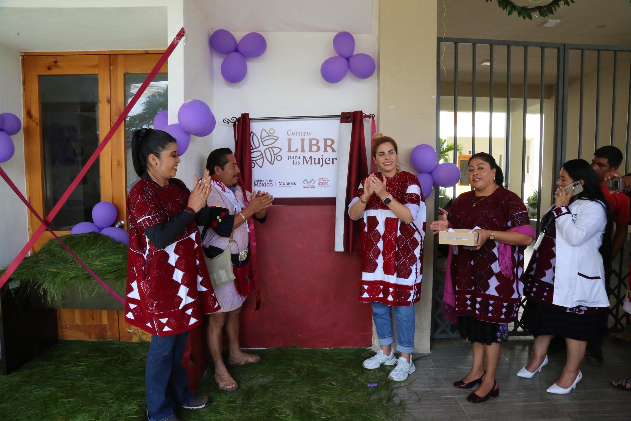 Se inaugura Centro Libre para las Mujeres en el municipio de Chachihuitán 