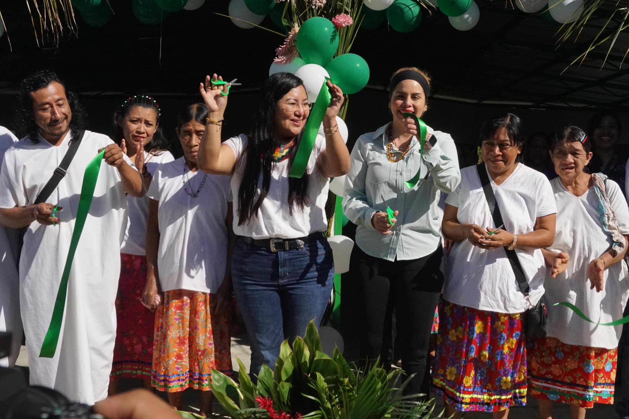 Inauguración del Centro de Desarrollo Comunitario de la localidad de Bethel, municipio de Ocosingo.