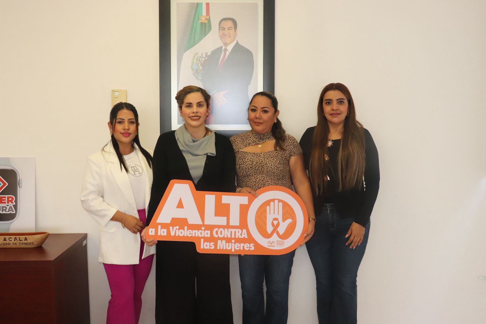 Reunión con la directora de Equidad de Género del municipio de Cintalapa.