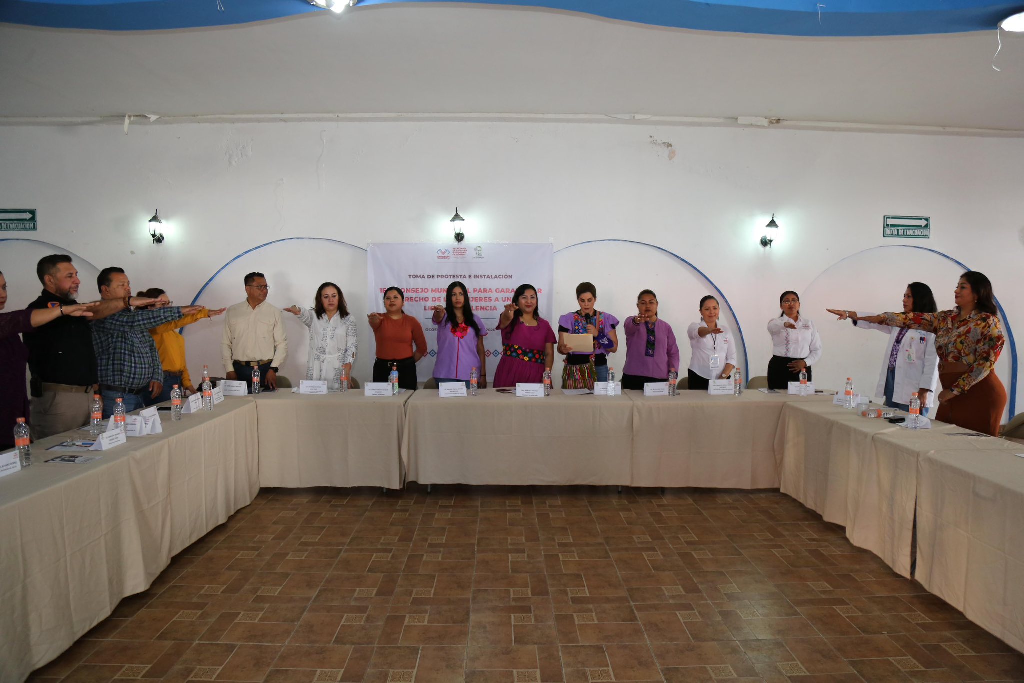 Instalación y toma de protesta del Consejo Municipal para Garantizar una Vida Libre de Violencia en Ocosingo.