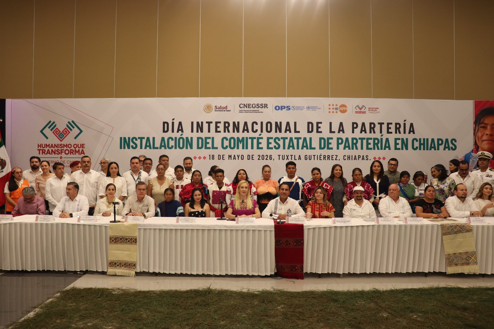 Nuestra titular rindió protesta como integrante del Comité Estatal de Partería en Chiapas.